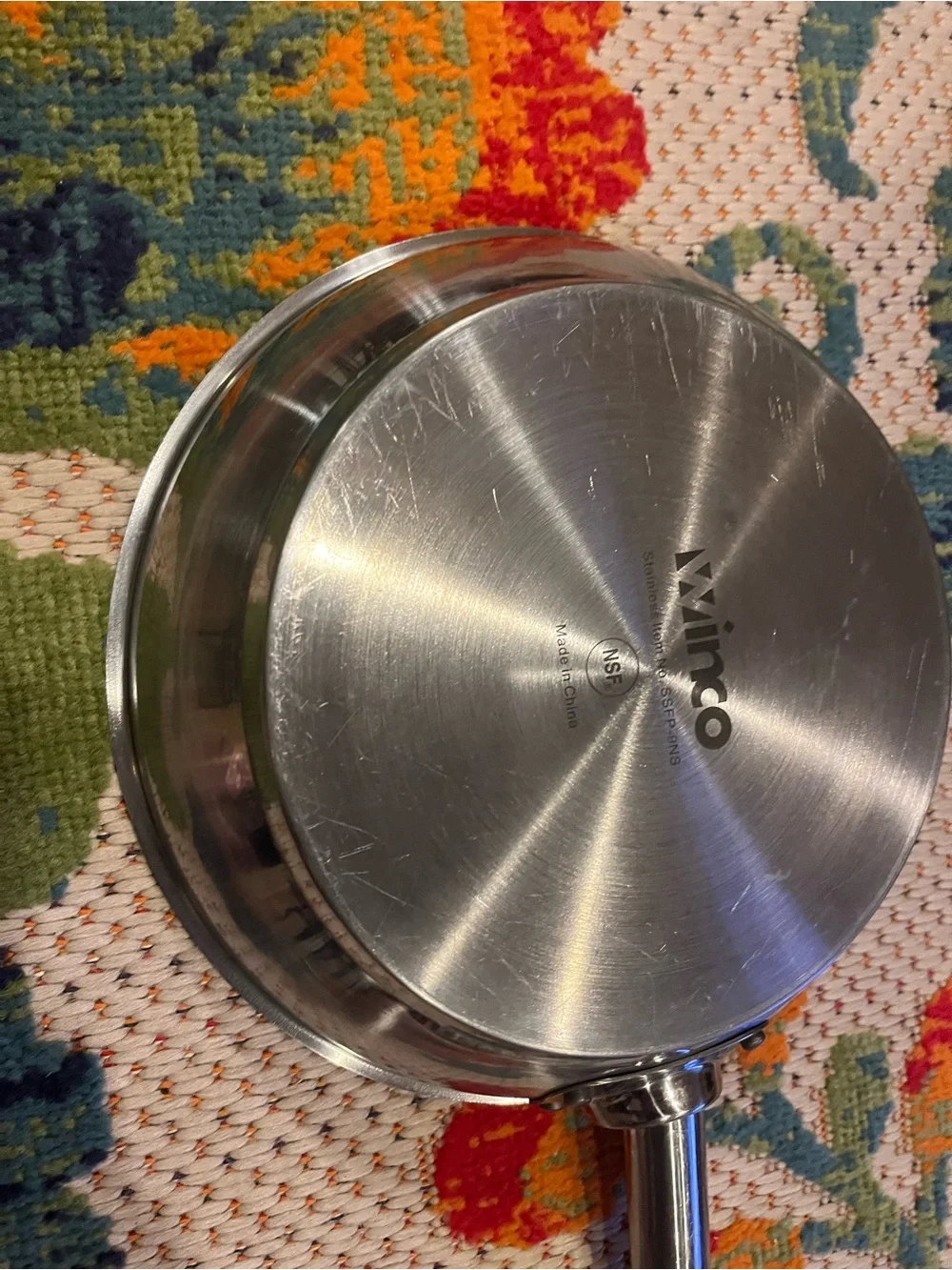 Winco Stainless Steel Non Stick Fry Pan Used